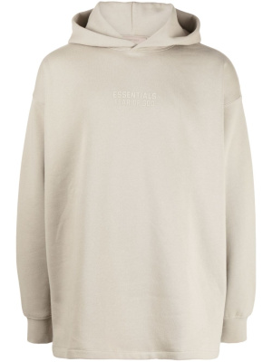 

Drop-shoulder cotton-blend hoodie, FEAR OF GOD ESSENTIALS Drop-shoulder cotton-blend hoodie