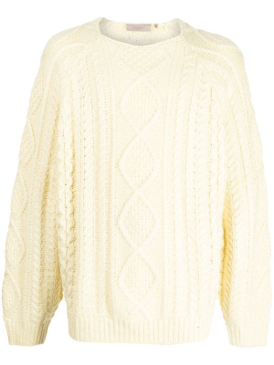 

Cable-knit long-sleeve jumper, FEAR OF GOD ESSENTIALS Cable-knit long-sleeve jumper