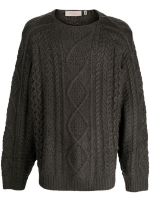 

Cable-knit crew-neck jumper, FEAR OF GOD ESSENTIALS Cable-knit crew-neck jumper