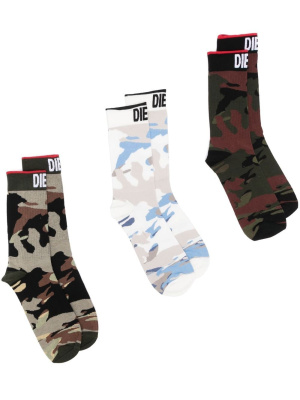 

Camouflage print socks, Diesel Camouflage print socks