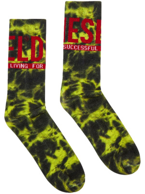 

Tie-dye pattern socks (pack of two), Diesel Tie-dye pattern socks (pack of two)