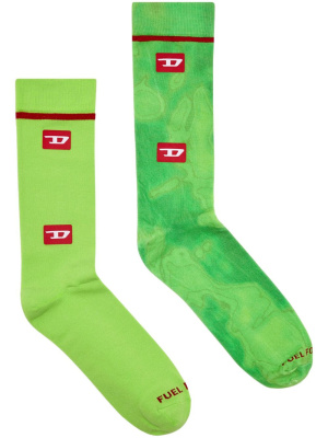

Logo-print socks pack of two, Diesel Logo-print socks pack of two