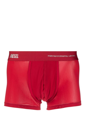 

Slogan-waistband mesh briefs, Diesel Slogan-waistband mesh briefs