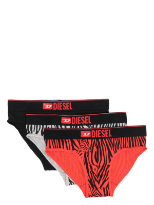 

Print set of three briefs, Diesel Print set of three briefs
