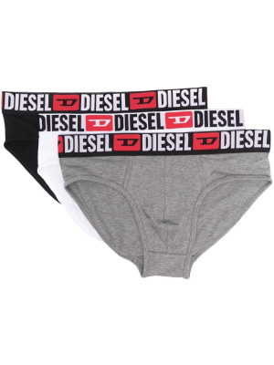 

Three-pack cotton briefs, Diesel Three-pack cotton briefs