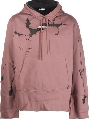 

Macs-Hoodoff logo-print hoodie, Diesel S-Macs-Hoodoff logo-print hoodie
