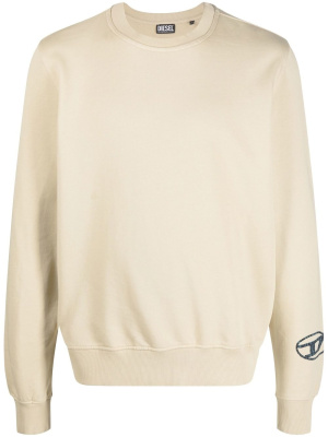 

Logo-print cotton sweatshirt, Diesel Logo-print cotton sweatshirt