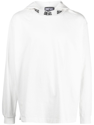 

Logo-print pullover hoodie, Diesel Logo-print pullover hoodie