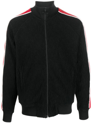 

Striped-sleeves zip-up jacket, Diesel Striped-sleeves zip-up jacket