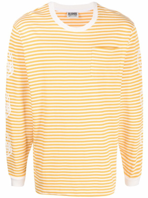 

Stripe-print cotton sweatshirt, Billionaire Boys Club Stripe-print cotton sweatshirt