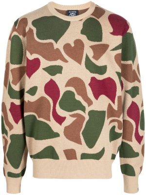 

Camouflage-pattern crew neck jumper, Billionaire Boys Club Camouflage-pattern crew neck jumper
