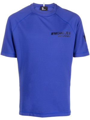 

Day-Namic logo-embossed jersey T-shirt, Moncler Grenoble Day-Namic logo-embossed jersey T-shirt