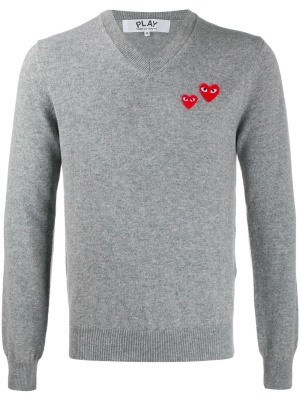

Twin-heart jumper, Comme Des Garçons Play Twin-heart jumper