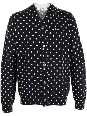 

Polka dot cardigan, Comme Des Garçons Play Polka dot cardigan