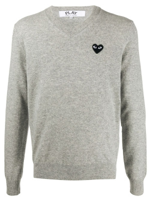 

Logo-appliqué sweater, Comme Des Garçons Play Logo-appliqué sweater