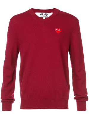 

V-neck sweater, Comme Des Garçons Play V-neck sweater