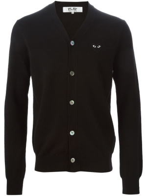 

Embroidered heart cardigan, Comme Des Garçons Play Embroidered heart cardigan