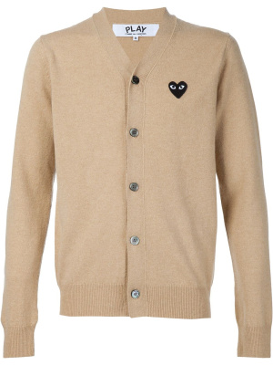 

Embroidered heart cardigan, Comme Des Garçons Play Embroidered heart cardigan