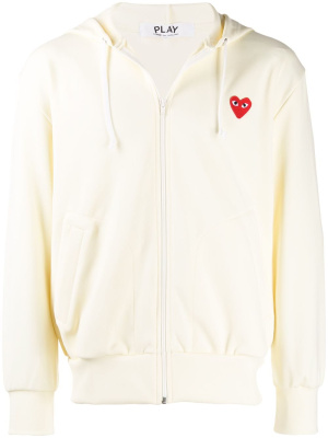 

Heart logo zipped hoodie, Comme Des Garçons Play Heart logo zipped hoodie