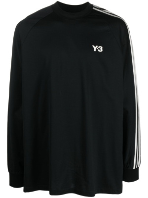

Logo-print 3-Stripes sweatshirt, Y-3 Logo-print 3-Stripes sweatshirt