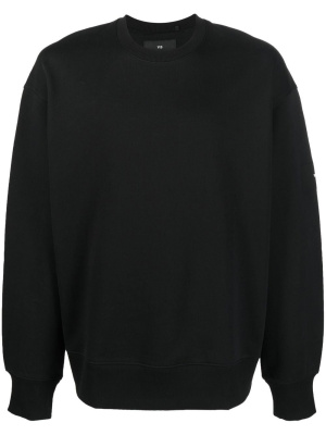 

Logo print crew neck sweatshirt, Y-3 Logo print crew neck sweatshirt