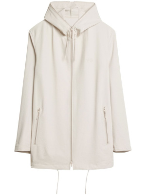 

Logo print zipped hoodie, Y-3 Logo print zipped hoodie