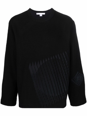 

Graphic-print long-sleeved jumper, Y-3 Graphic-print long-sleeved jumper