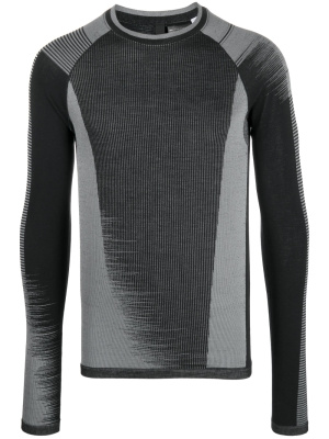 

Stripe-print long-sleeved T-shirt, Y-3 Stripe-print long-sleeved T-shirt