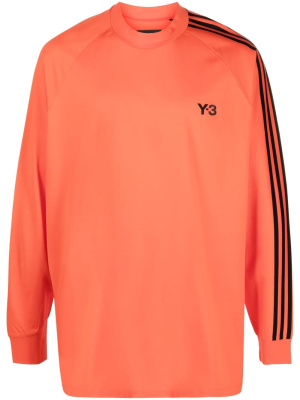 

Reflective logo-print cotton sweatshirt, Y-3 Reflective logo-print cotton sweatshirt