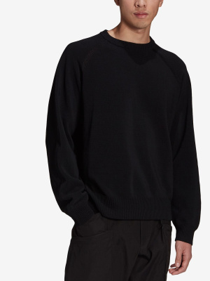 

Crewneck cotton-blend jumper, Y-3 Crewneck cotton-blend jumper