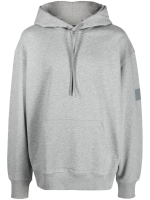

Logo-print drawstring hoodie, Y-3 Logo-print drawstring hoodie