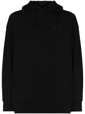 

Logo-print cotton hoodie, Y-3 Logo-print cotton hoodie