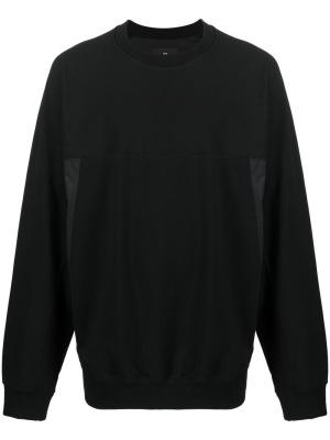 

Logo patch crew neck sweatshirt, Y-3 Logo patch crew neck sweatshirt