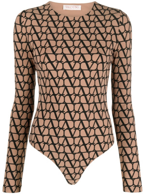 

VLogo long-sleeve jersey bodysuit, Valentino Garavani VLogo long-sleeve jersey bodysuit