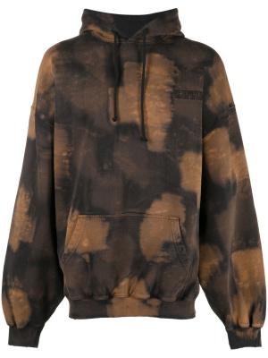 

Overbleached cotton hoodie, VETEMENTS Overbleached cotton hoodie