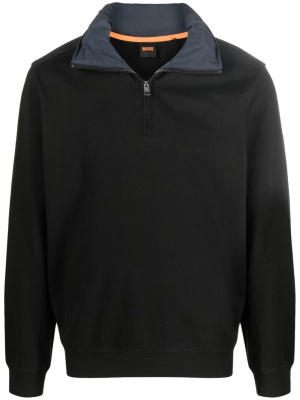 

High-neck hooded sweatshirt, BOSS High-neck hooded sweatshirt