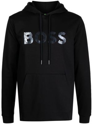 

Soddy Mirror logo-print hoodie, BOSS Soddy Mirror logo-print hoodie
