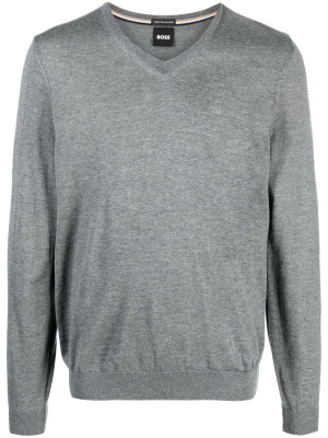

V-neck virgin-wool jumper, BOSS V-neck virgin-wool jumper