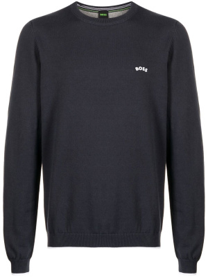 

Logo-print crew-neck sweatshirt, BOSS Logo-print crew-neck sweatshirt