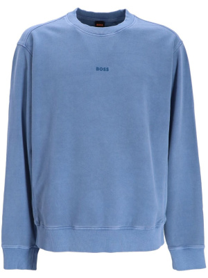 

Embroidered-logo sweatshirt, BOSS Embroidered-logo sweatshirt
