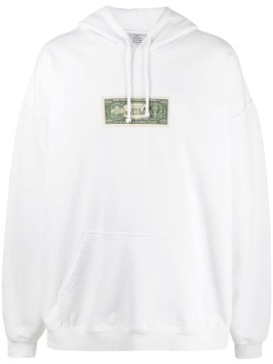 

Graphic-print drawstring hoodie, VETEMENTS Graphic-print drawstring hoodie