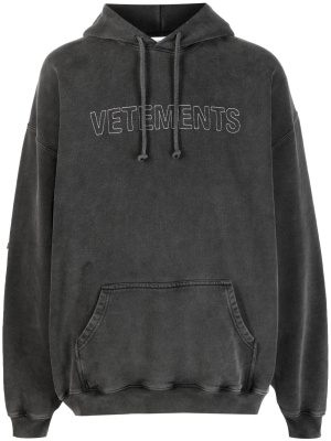 

Distressed-effect hoodie, VETEMENTS Distressed-effect hoodie