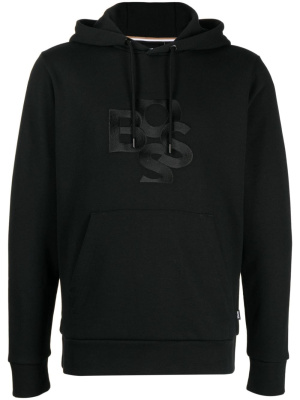 

Logo-print detail hoodie, BOSS Logo-print detail hoodie