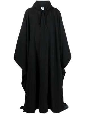 

Molton hooded blanket poncho, VETEMENTS Molton hooded blanket poncho