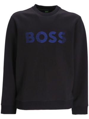 

Logo-print cotton sweatshirt, BOSS Logo-print cotton sweatshirt