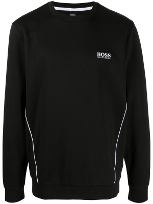 

Logo-print side-stripe sweatshirt, BOSS Logo-print side-stripe sweatshirt