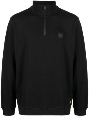 

High-neck half-zip sweatshirt, BOSS High-neck half-zip sweatshirt