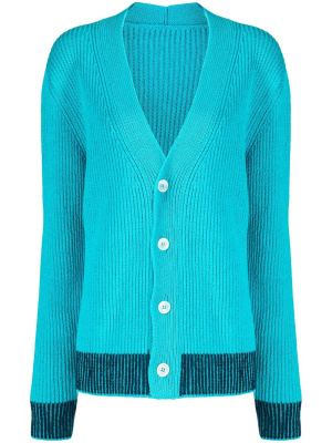 

Ribbed-knit longline cardigan, Jacquemus Ribbed-knit longline cardigan