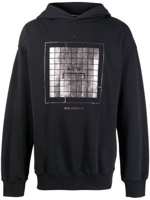 

Graphic logo-print hoodie, A-COLD-WALL* Graphic logo-print hoodie