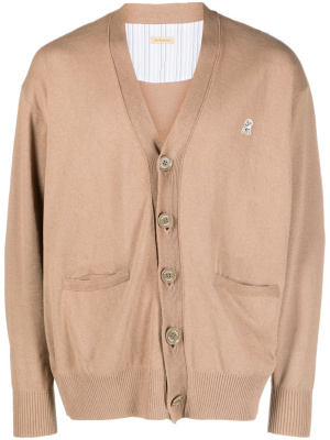 

Logo-patch cotton cardigan, Undercover Logo-patch cotton cardigan